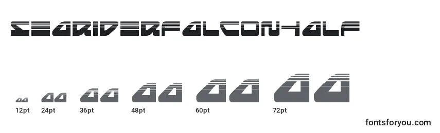 Размеры шрифта Seariderfalconhalf (139897)