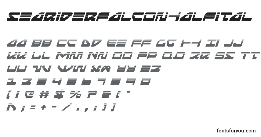 Police Seariderfalconhalfital (139899) - Alphabet, Chiffres, Caractères Spéciaux