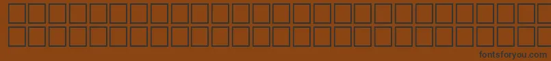 フォントMath2Regular – 黒い文字が茶色の背景にあります