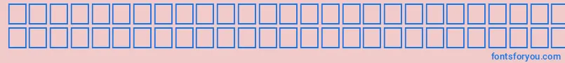 Math2Regular-fontti – siniset fontit vaaleanpunaisella taustalla