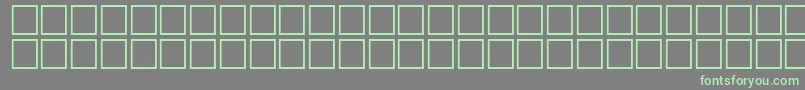 Math2Regular Font – Green Fonts on Gray Background