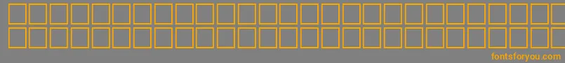 Math2Regular Font – Orange Fonts on Gray Background
