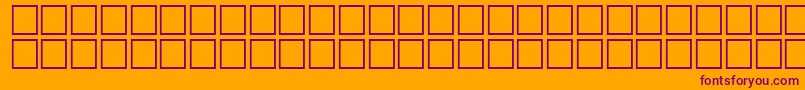 Math2Regular Font – Purple Fonts on Orange Background