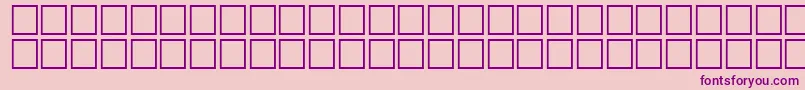 Math2Regular-fontti – violetit fontit vaaleanpunaisella taustalla