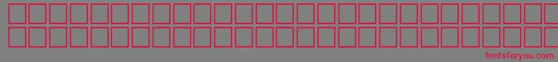 Math2Regular-Schriftart – Rote Schriften auf grauem Hintergrund