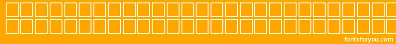 Math2Regular Font – White Fonts on Orange Background