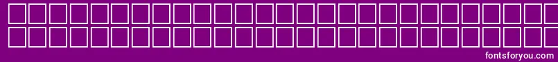 Math2Regular Font – White Fonts on Purple Background