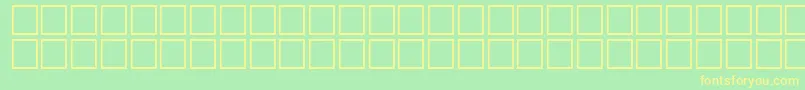 フォントMath2Regular – 黄色の文字が緑の背景にあります