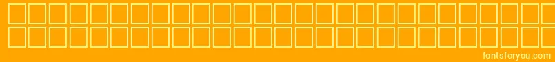Шрифт Math2Regular – жёлтые шрифты на оранжевом фоне