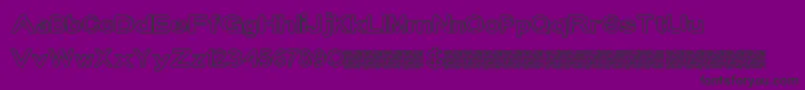 Dropinside Font – Black Fonts on Purple Background