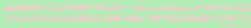 seariderfalconlaser Font – Pink Fonts on Green Background