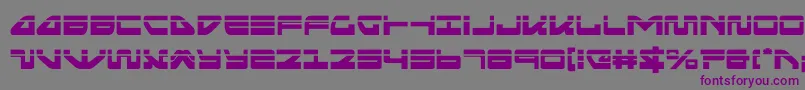 Шрифт seariderfalconlaser – фиолетовые шрифты на сером фоне