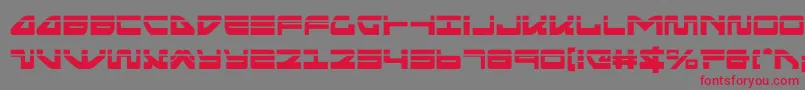 seariderfalconlaser Font – Red Fonts on Gray Background