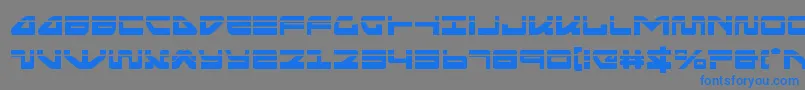 seariderfalconlaser-fontti – siniset fontit harmaalla taustalla