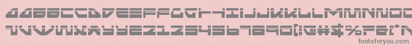 Шрифт seariderfalconlaser – серые шрифты на розовом фоне