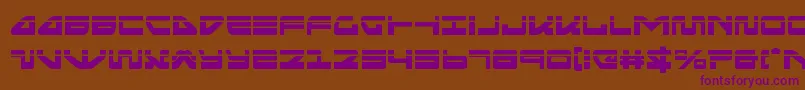 Шрифт seariderfalconlaser – фиолетовые шрифты на коричневом фоне