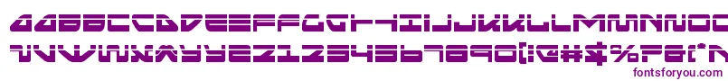 フォントseariderfalconlaser – 白い背景に紫のフォント