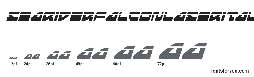 Seariderfalconlaserital (139905) Font Sizes