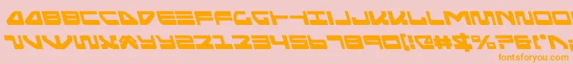 seariderfalconleft Font – Orange Fonts on Pink Background