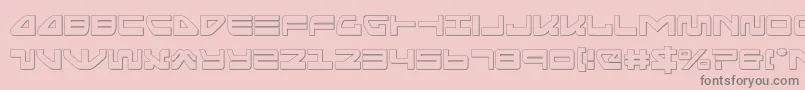 Weitere Informationen zur seariderfalconout-Schriftart seariderfalconout-Schriftart – Graue Schriften auf rosa Hintergrund