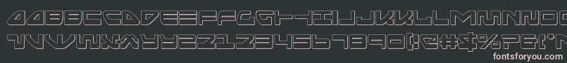 seariderfalconout Font – Pink Fonts on Black Background
