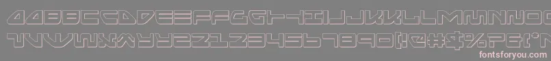seariderfalconout Font – Pink Fonts on Gray Background