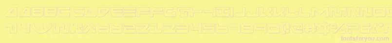 seariderfalconout Font – Pink Fonts on Yellow Background