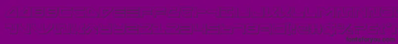 seariderfalconout Font – Black Fonts on Purple Background