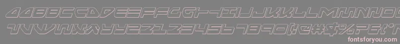 seariderfalconoutital Font – Pink Fonts on Gray Background