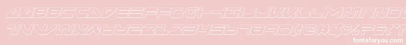 seariderfalconoutital Font – White Fonts on Pink Background