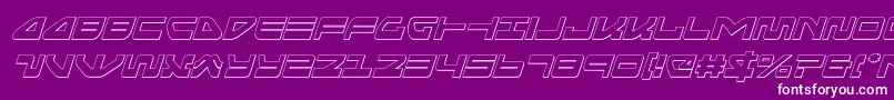 seariderfalconoutital Font – White Fonts on Purple Background