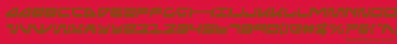 seariderfalconsemital Font – Brown Fonts on Red Background