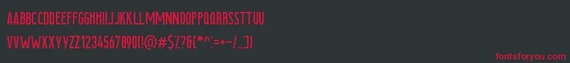 Searocks Font – Red Fonts on Black Background