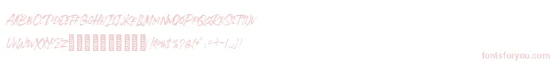SEBLAQUE Font – Pink Fonts on White Background