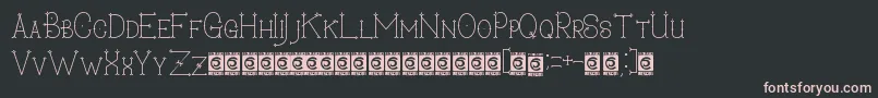 SecretDarling PersonalUse Font – Pink Fonts on Black Background
