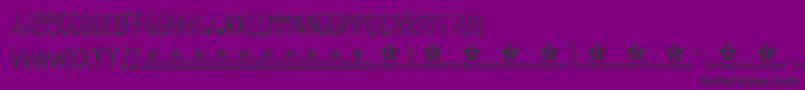 フォントSEDEX PERSONAL USE    – 紫の背景に黒い文字