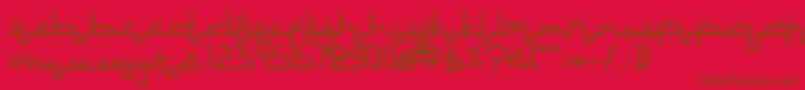 More about SelametLebaran Font SelametLebaran Font – Brown Fonts on Red Background