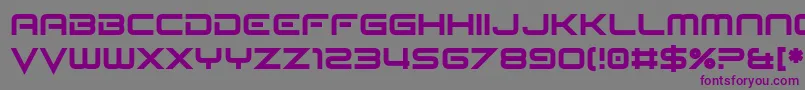 Seldom Scene Font – Purple Fonts on Gray Background