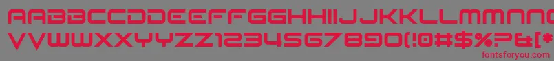 Seldom Scene Font – Red Fonts on Gray Background