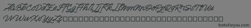 Semangkang Font – Black Fonts on Gray Background