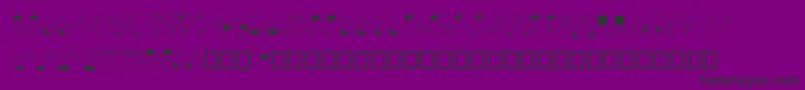 Semi-fontti – mustat fontit violetilla taustalla