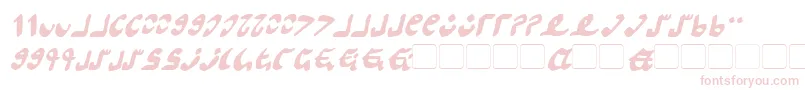 Semphari Italic-Schriftart – Rosa Schriften