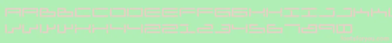 sendhar   anascript Font – Pink Fonts on Green Background