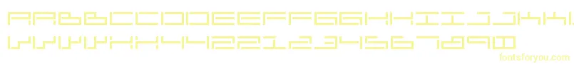 sendhar   anascript-fontti – keltaiset fontit
