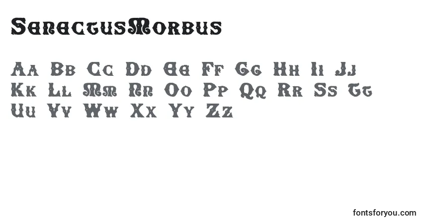 SenectusMorbus Font – alphabet, numbers, special characters