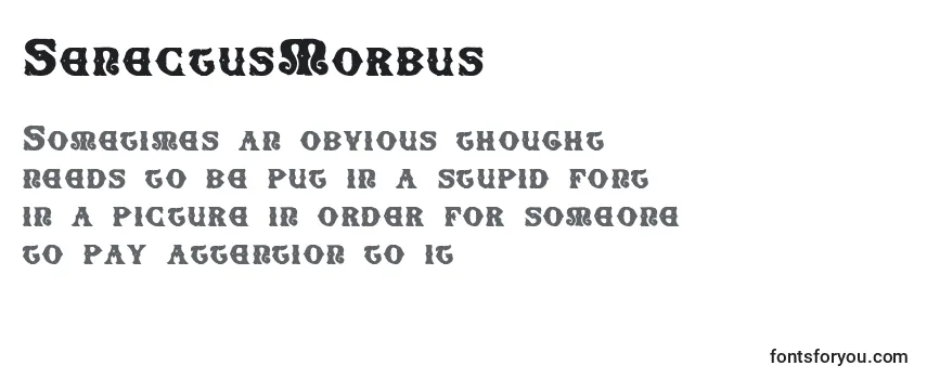 Review of the SenectusMorbus Font