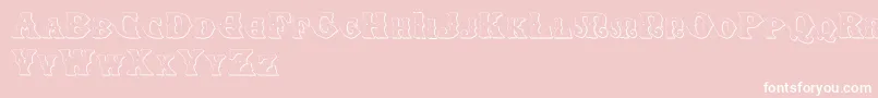 SenectusMorbusTwo Font – White Fonts on Pink Background