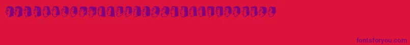 More about Senhoras Font Senhoras Font – Purple Fonts on Red Background