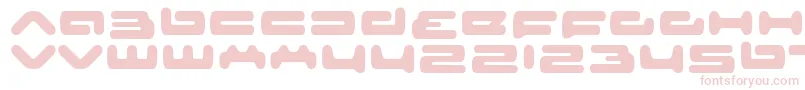 フォントsenior service – 白い背景にピンクのフォント