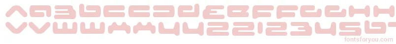 senior service Font – Pink Fonts on White Background